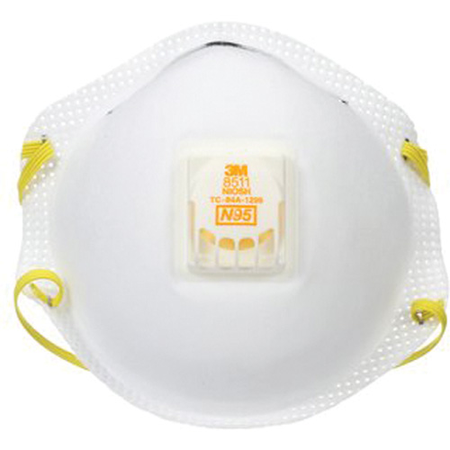 8511 Particulate Respirator, N95, NIOSH Certified Duraquip Inc