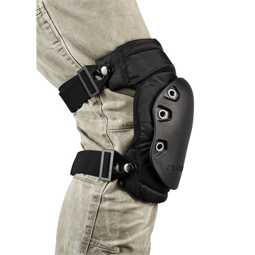 ProFlex&reg; 435 Comfort Hinged Hard Cap Knee Pads, Buckle Style, Rubber Caps, Foam/Gel Pads Duraquip Inc