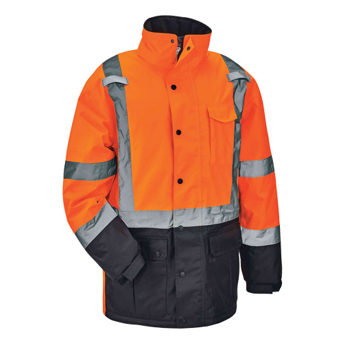 Parka thermique GloWear 8384 de Type R, Orange haute visibilit&eacute;, Grand Duraquip Inc