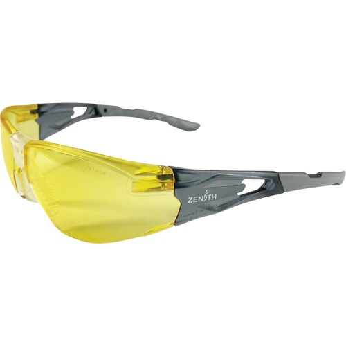 Z2900 Series Safety Glasses, Amber Lens, Anti-Scratch, ANSI Z87+/Meets/Exceeds CSA Z94.3 Duraquip Inc