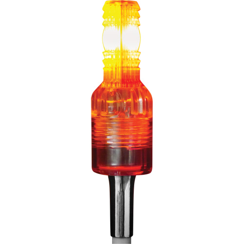 Tige de s&eacute;curit&eacute; avec lumi&egrave;re DEL haute visibilit&eacute; Safety Whip Duraquip Inc