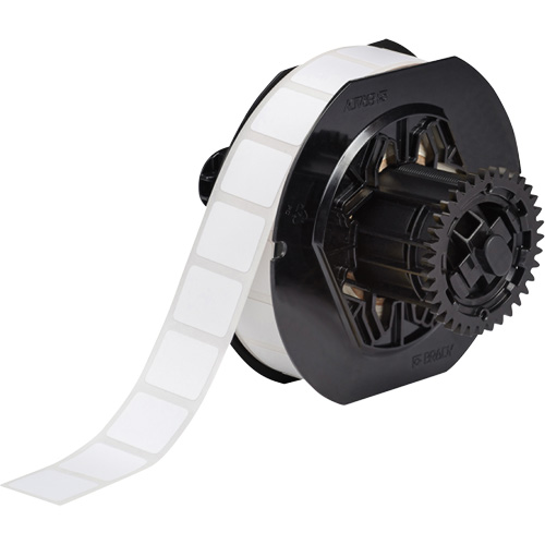 B33 Series Microscope Slide Laboratory Labels, Polyester, 0.9" L x 0.75" H, White Duraquip Inc