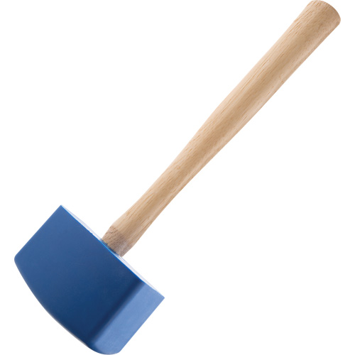Ergotech Soft Anti-Impact Mallet, Wood Handle, 12-1/2" L Duraquip Inc