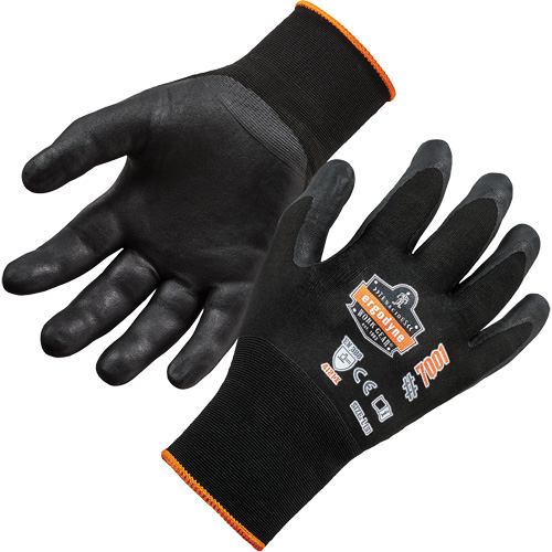 Gants enduits ProFlex DSX pour pr&eacute;hension de produits secs, Petit, R&ecirc;vetement Nitrile, Calibre 18, Enveloppe en Nylon/Spand Duraquip Inc