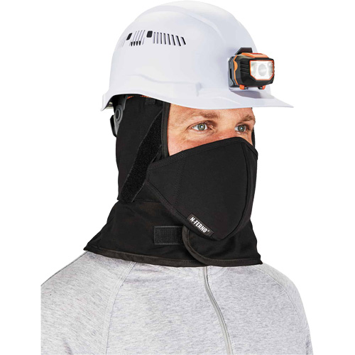 N-Ferno&reg; Winter Hard Hat Liner with Mouthpiece, Fleece Lining, One Size, Black Duraquip Inc