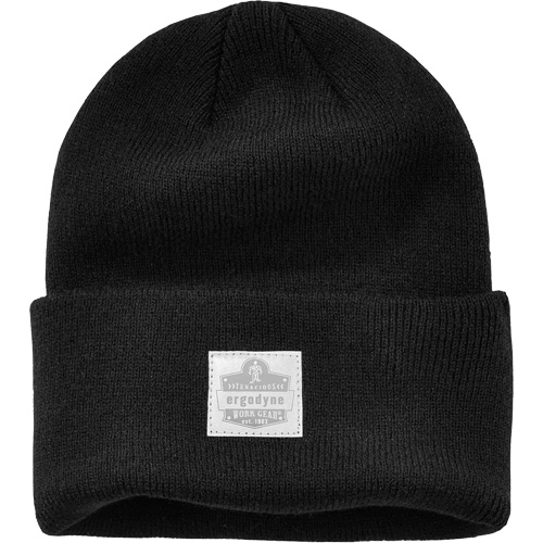 N-Ferno&reg; Rib Knit Beanie Hat, One Size, Black Duraquip Inc