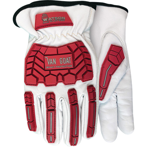 Van Goat Impact & Cut Resistant Gloves, X-Small, Goatskin Palm, Slip-On Cuff Duraquip Inc