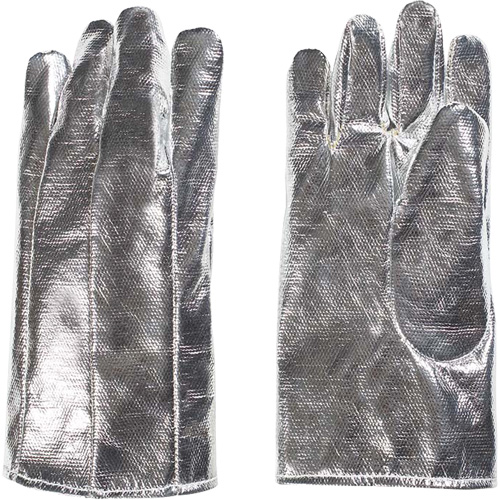Gants r&eacute;sistants &agrave; la chaleur, Aluminis&eacute;/Kevlar, Taille unique, Prot&egrave;ge jusqu'&agrave; 800° F (426.66° C) Duraquip Inc