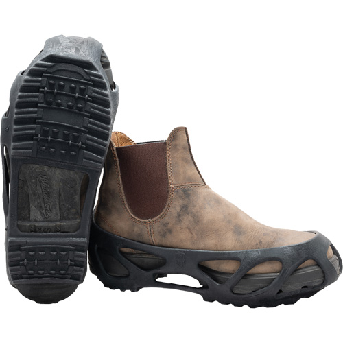 Couvre-chaussures antid&eacute;rapants Slk Grip, &eacute;lastom&egrave;re thermoplastique, Traction Crampon, T-Grand Duraquip Inc