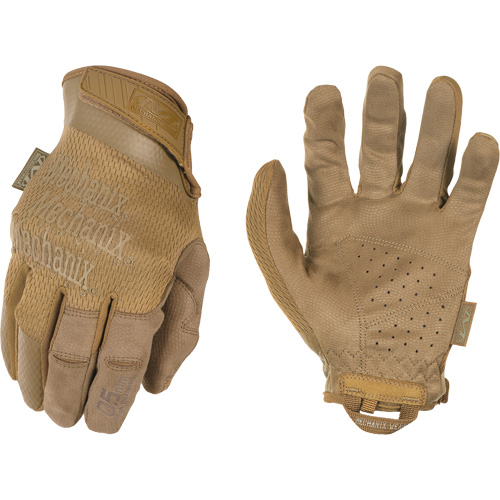 Coyote Tactical Shooting Gloves, Synthetic Palm, Size Small/8 Duraquip Inc
