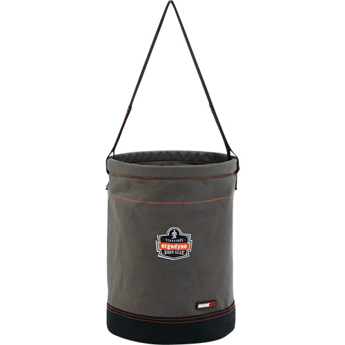 Arsenal&reg; 5930 Web Handle Hoist Bucket, Canvas, 12.5" Dia. x 17" H, 150 lbs. Load Rating Duraquip Inc