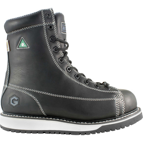 Rigger Work Boots, Leather, Steel Toe, Size 7, Impermeable Duraquip Inc