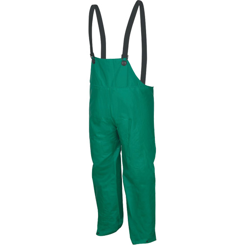 Pantalons imperm&eacute;ables avec limite dinflammabilit&eacute; Dominator, Grand, Polyester/PVC, Vert Duraquip Inc