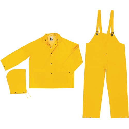 Ensemble imperm&eacute;able de s&eacute;rie classique avec limite dinflammabilit&eacute;, Grand, Jaune Duraquip Inc