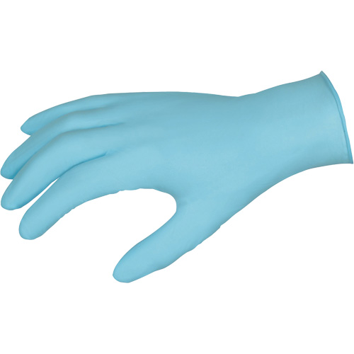 DuraShield Disposable Gloves, Large, Nitrile, 3-mil, Powder-Free, Blue Duraquip Inc