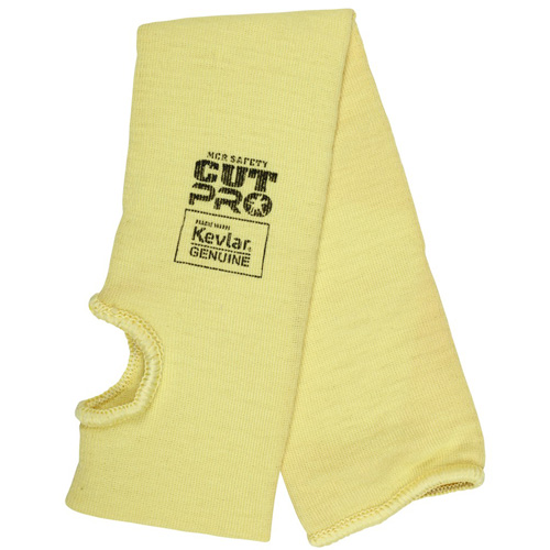 Safety Cut Pro Cut Resistant Sleeve, Kevlar&reg;, 18", ASTM ANSI Level A3, Yellow Duraquip Inc