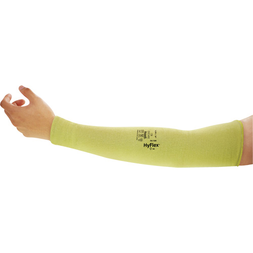 HyFlex&reg; Goldknit&reg; Cut Resistant Sleeve, Kevlar&reg;, 8", ASTM ANSI Level A3/EN 388 Level 3, Yellow Duraquip Inc