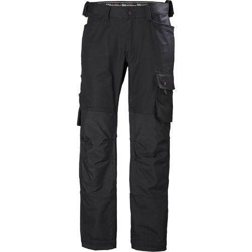 Pantalons de travail Oxford, Coton, Noir, Taille 38 Duraquip Inc