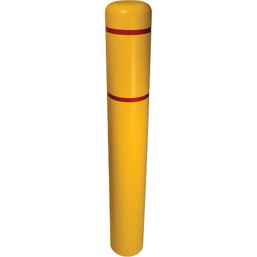 Bollard Cover, 4" Dia. x 54" L, Yellow Duraquip Inc