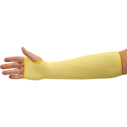 KleenGuard G60 Cut Resistant Sleeve, Kevlar&reg;, 18", ASTM ANSI Level A2/EN 388 Level 2, Yellow Duraquip Inc