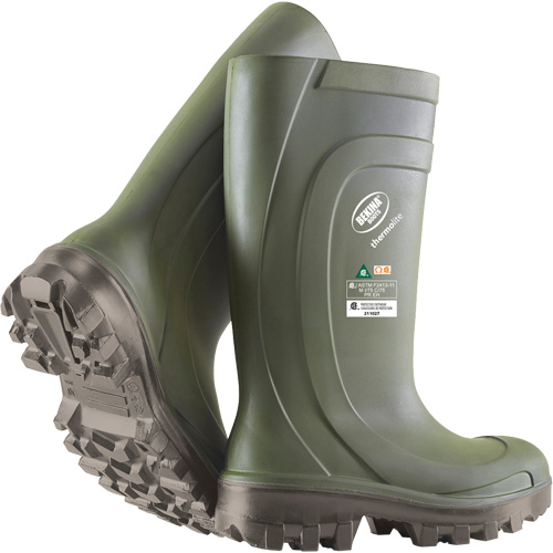 Thermolite Insulated Safety Boots, Polyurethane, Composite Toe, Size 6, Puncture Resistant Sole Duraquip Inc