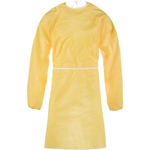 Blouse ChemMax 1, Taille unique, Jaune, Poly&eacute;thyl&egrave;ne/Polypropyl&egrave;ne Duraquip Inc