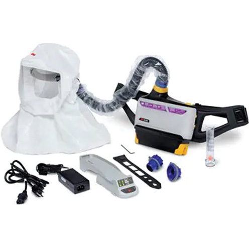Versaflo Powered Air Purifying Respirator Easy Clean Kit, Loose Fitting Hood & Faceshield, Lithium-Ion Battery Duraquip Inc