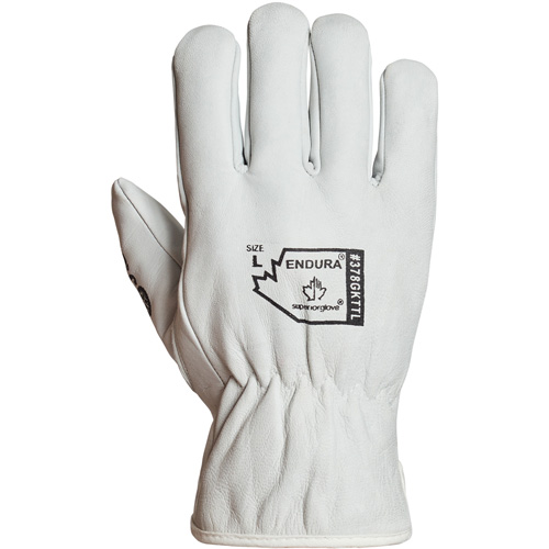 Gants de conducteur doubl&eacute;s pour l'hiver Endura, T-Grand, Paume en Cuir fleur de ch&egrave;vre, Thinsulate Duraquip Inc