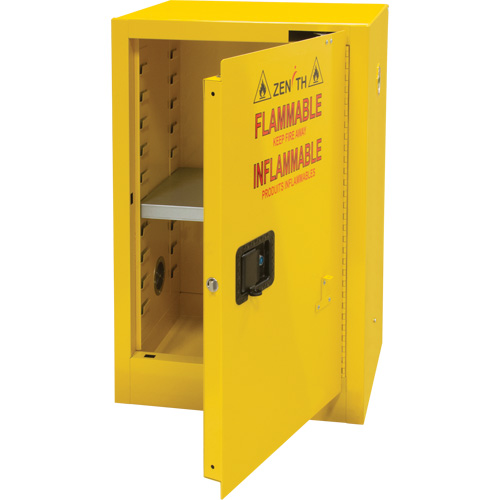 Flammable Storage Cabinet, 12 gal., 1 Door, 23" W x 35" H x 18" D Duraquip Inc