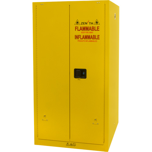 Armoire pour produits inflammables, 60 gal., 2 Porte(s), 34" La x 65" h x 34" p Duraquip Inc