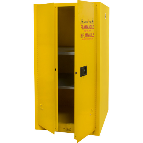 Armoire pour produits inflammables, 60 gal., 2 Porte(s), 34" La x 65" h x 34" p Duraquip Inc