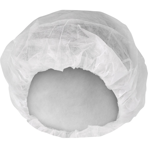 Bonnets bouffants &agrave; usage l&eacute;ger KleenGuard A10, SMMMS, 21", Blanc Duraquip Inc