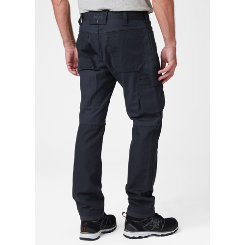 Pantalons d'entretien Oxford, Poly-coton, Bleu marin, Taille 30, Entrejambe 30 Duraquip Inc