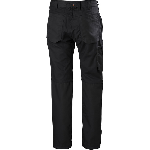 Pantalons d'entretien Oxford, Poly-coton, Noir, Taille 30, Entrejambe 30 Duraquip Inc