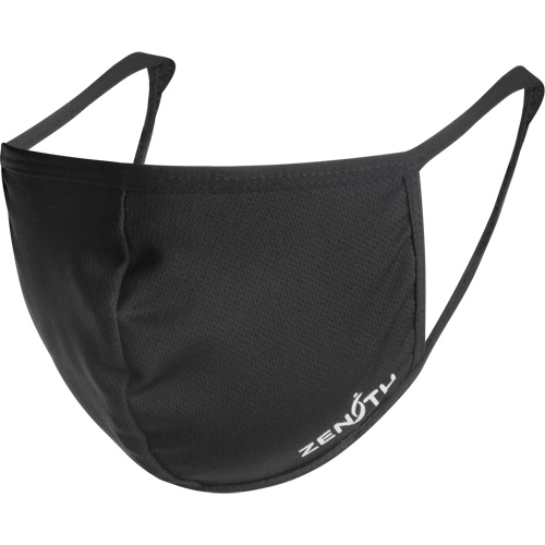 Masques r&eacute;utilisable &agrave; deux couches, Polyester, Noir Duraquip Inc