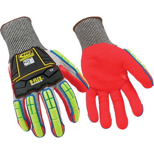 Gants r&eacute;sistants aux coupures 065, Taille T-petit/7, Calibre 13, Rev&ecirc;tement Nitrile, Enveloppe en PEHP, ANSI/ISEA 105 niveau 4 Duraquip Inc