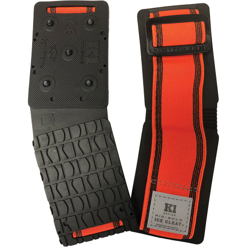 Mid-Sole Slim Ice Cleat, Tungsten Carbide, Stud Traction, One Size Duraquip Inc