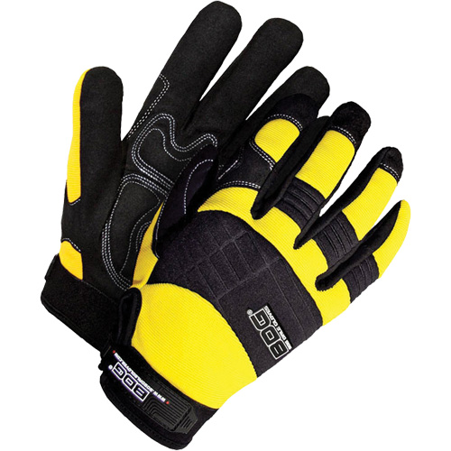 Heavy-Duty Performance Gloves with Padded Palms, Size Small, Synthetic Palm Duraquip Inc