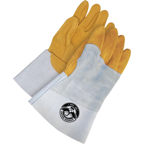 Gants de soudage &agrave; l'arc TIG Gander Brand, Cuir de daim refendu, Taille 10 Duraquip Inc