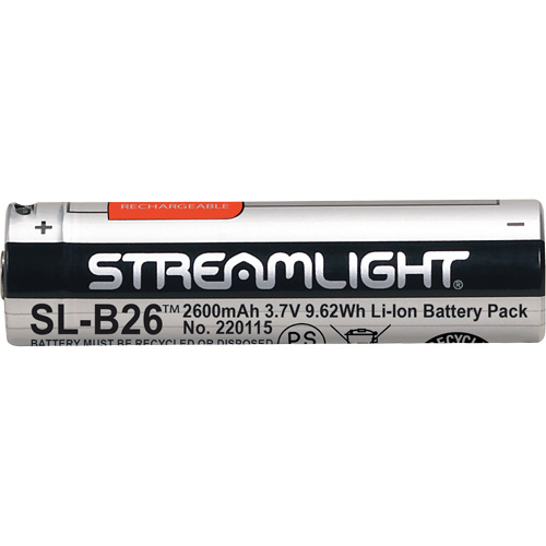 Bloc-piles rechargeable par port USB SL-B26, 18650, 3,7 V Duraquip Inc
