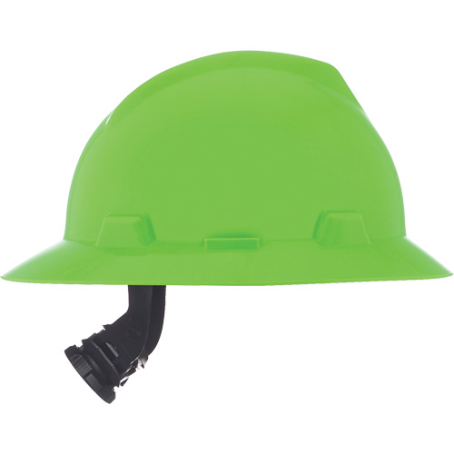 Casque de s&eacute;curit&eacute; &agrave; fente et bordure compl&egrave;te V-Gard, R&eacute;pond aux normes CSA type 1, Suspension Rochet, Non ventil&eacute; Duraquip Inc