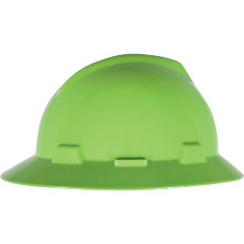 Casque de s&eacute;curit&eacute; &agrave; fente et bordure compl&egrave;te V-Gard, Suspension &agrave; douille, Non ventil&eacute; Duraquip Inc