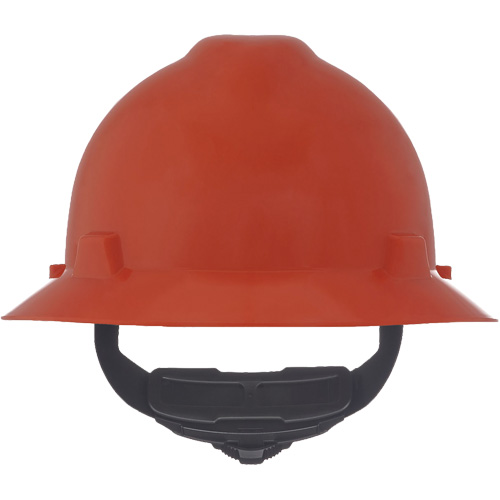 Casque de s&eacute;curit&eacute; &agrave; fente et bordure compl&egrave;te V-Gard, R&eacute;pond aux normes CSA type 1, Suspension Rochet, Non ventil&eacute; Duraquip Inc