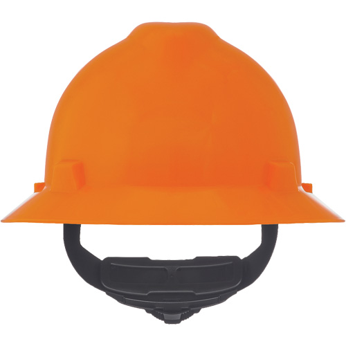 Casque de s&eacute;curit&eacute; &agrave; fente et bordure compl&egrave;te V-Gard, R&eacute;pond aux normes CSA type 1, Suspension Rochet, Non ventil&eacute; Duraquip Inc
