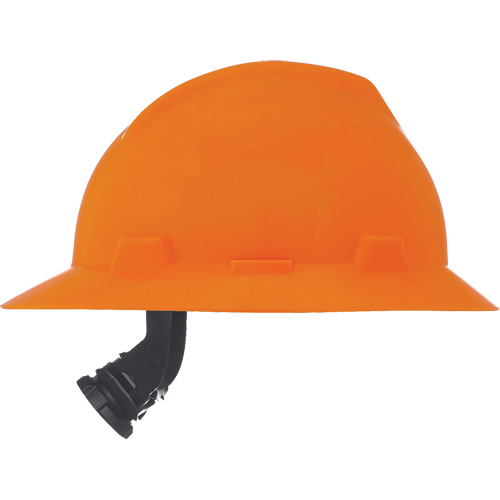 Casque de s&eacute;curit&eacute; &agrave; fente et bordure compl&egrave;te V-Gard, R&eacute;pond aux normes CSA type 1, Suspension Rochet, Non ventil&eacute; Duraquip Inc