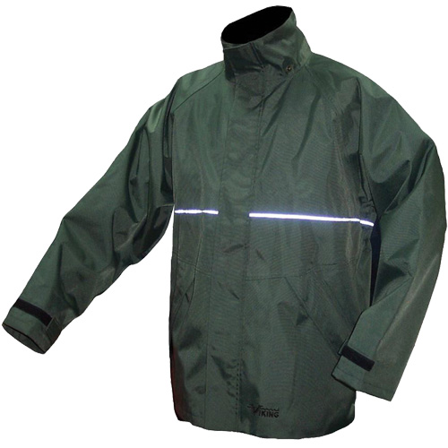 Journeyman Waterproof Jacket, Nylon, Medium, Green Duraquip Inc