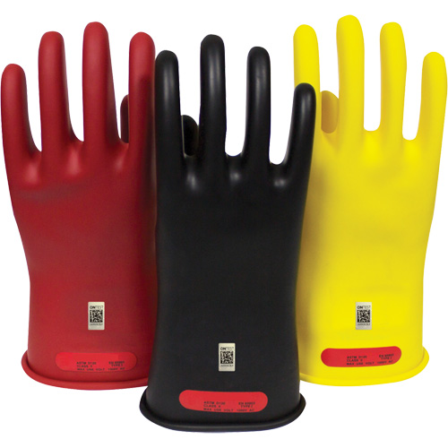 Gants en caoutchouc pour travaux &eacute;lectriques Arcguard, Taille 8, 10" lo Duraquip Inc