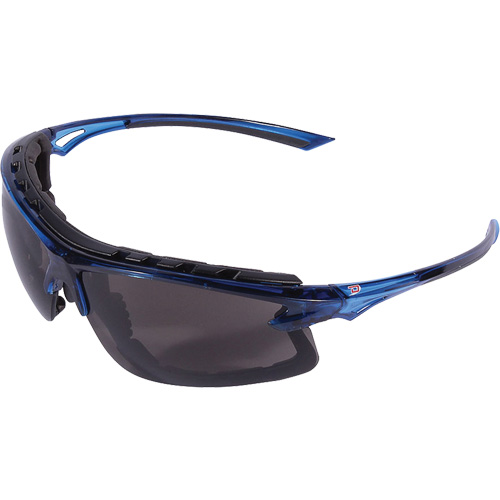 Dynamic Opti-Seal Semi-Rimless Safety Glasses, Smoke Lens, Anti-Fog/Anti-Scratch, ANSI Z87+/Meets/Exceeds CSA Z94.3 Duraquip Inc