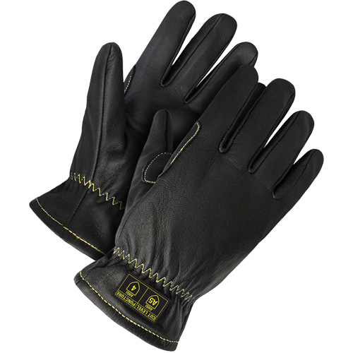 Gants r&eacute;sistants aux huiles Deny, 3T-Grand, Paume en Cuir fleur de ch&egrave;vre Duraquip Inc