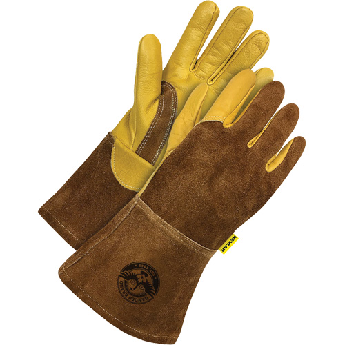 Gants pour soudeur, Cuir fleur de vache, Taille 2T-Grand Duraquip Inc